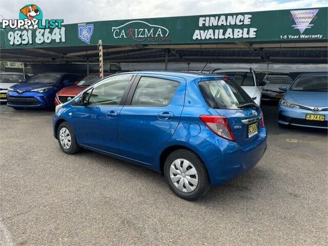 2014 TOYOTA YARIS YR NCP130R HATCH, 5 DOORS, 5 SEATS