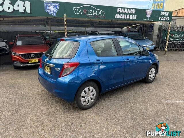 2014 TOYOTA YARIS YR NCP130R HATCH, 5 DOORS, 5 SEATS