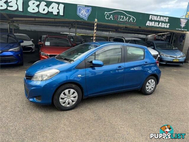 2014 TOYOTA YARIS YR NCP130R HATCH, 5 DOORS, 5 SEATS