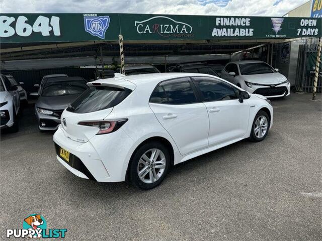 2020 TOYOTA COROLLA ASCENT SPORT (HYBRID) ZWE211R HATCH, 5 DOORS, 5 SEATS