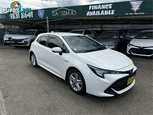 2020 TOYOTA COROLLA ASCENT SPORT (HYBRID) ZWE211R HATCH, 5 DOORS, 5 SEATS