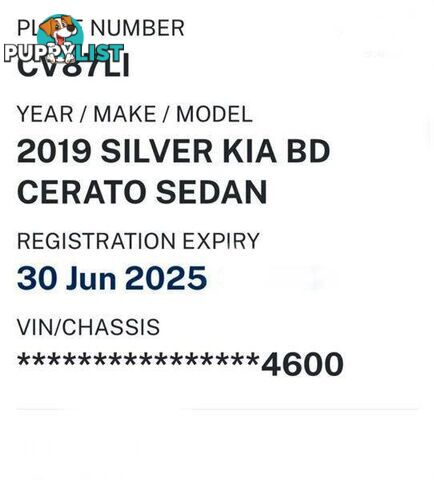 2019 KIA CERATO S SAFETY PACK BD MY20 SEDAN