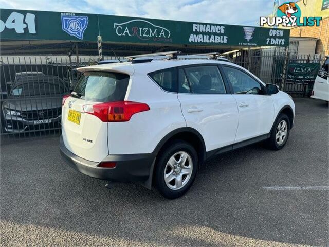 2013 TOYOTA RAV4 GX (2WD) ZSA42R SUV, 4 DOORS, 5 SEATS