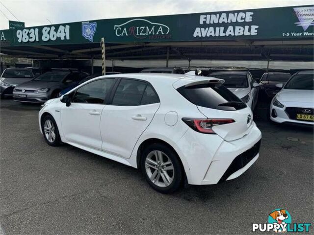 2020 TOYOTA COROLLA ASCENT SPORT (HYBRID) ZWE211R HATCHBACK