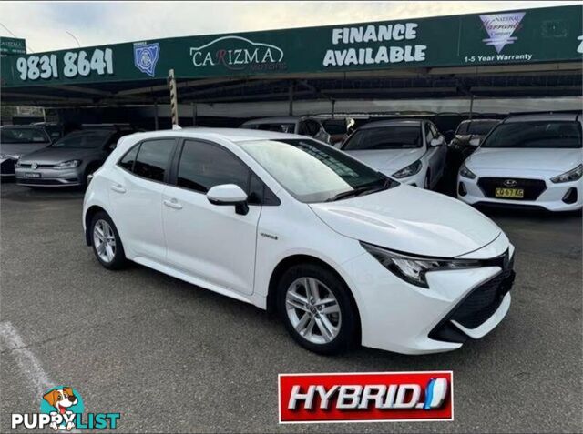 2020 TOYOTA COROLLA ASCENT SPORT (HYBRID) ZWE211R HATCHBACK