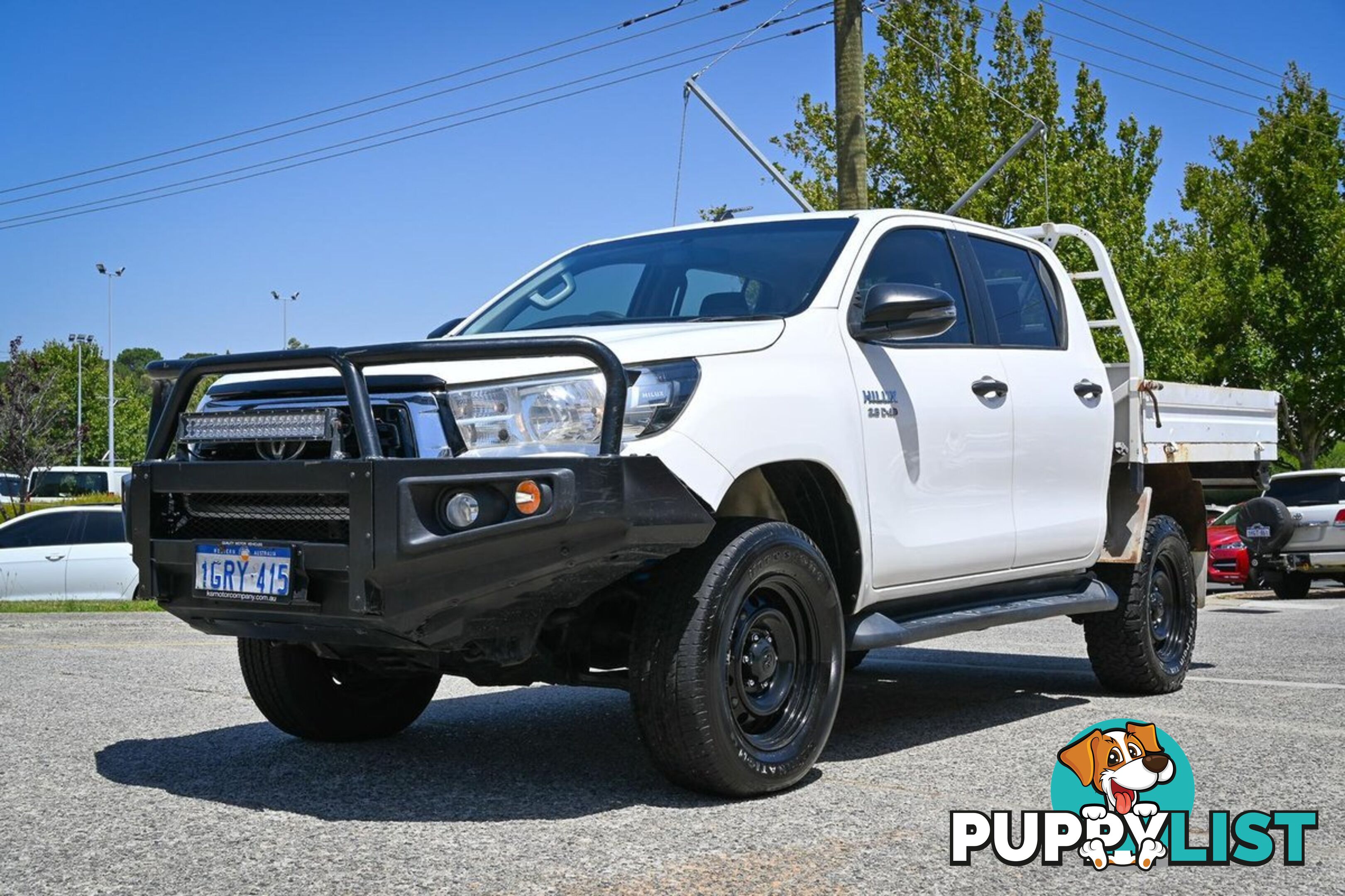 2018 TOYOTA HILUX SR GUN126R-4X4-DUAL-RANGE DUAL CAB CAB CHASSIS