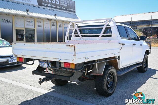 2018 TOYOTA HILUX SR GUN126R-4X4-DUAL-RANGE DUAL CAB CAB CHASSIS