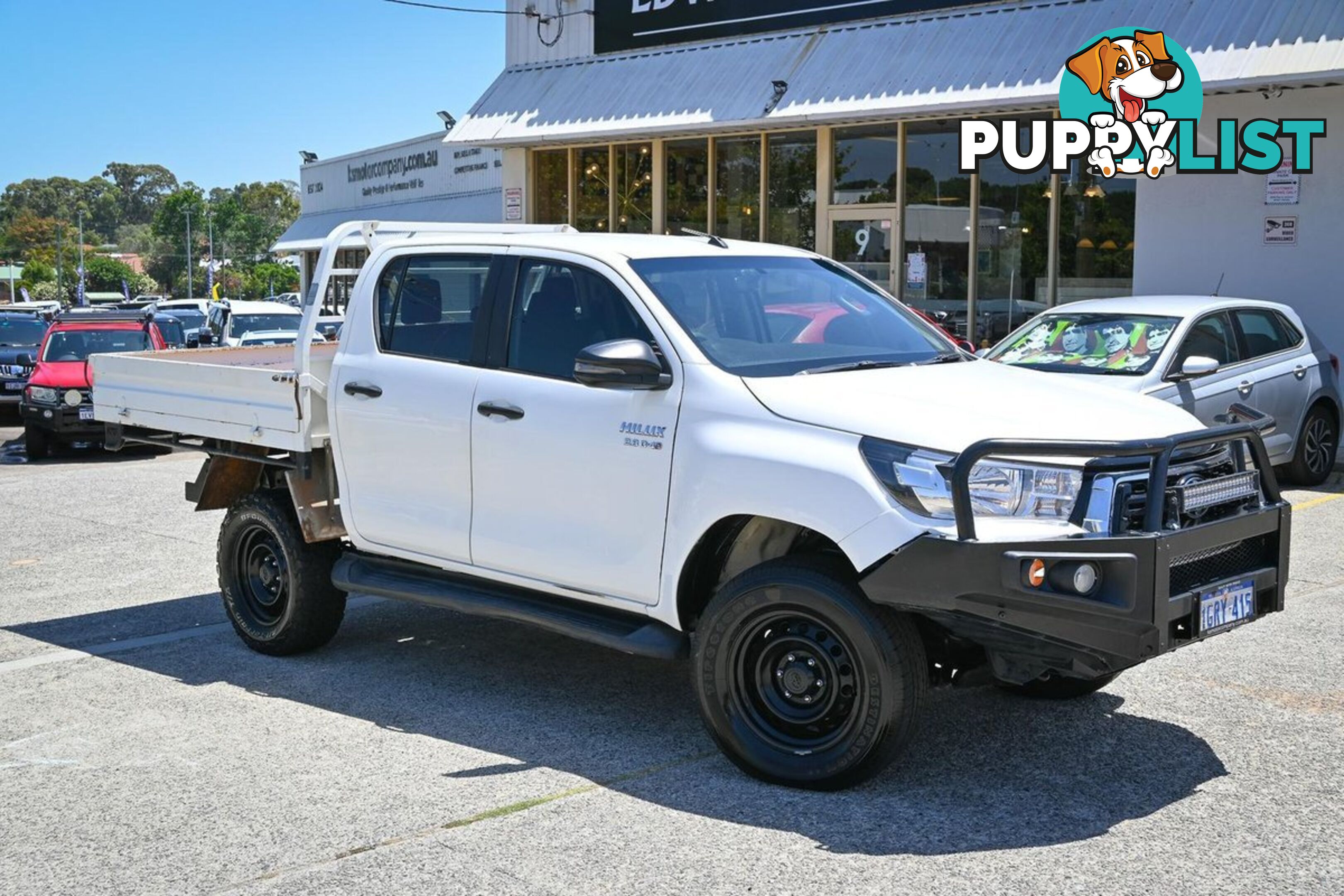 2018 TOYOTA HILUX SR GUN126R-4X4-DUAL-RANGE DUAL CAB CAB CHASSIS