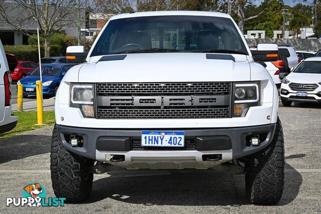 2012 FORD F-150 SVT-RAPTOR NO-SERIES UTE