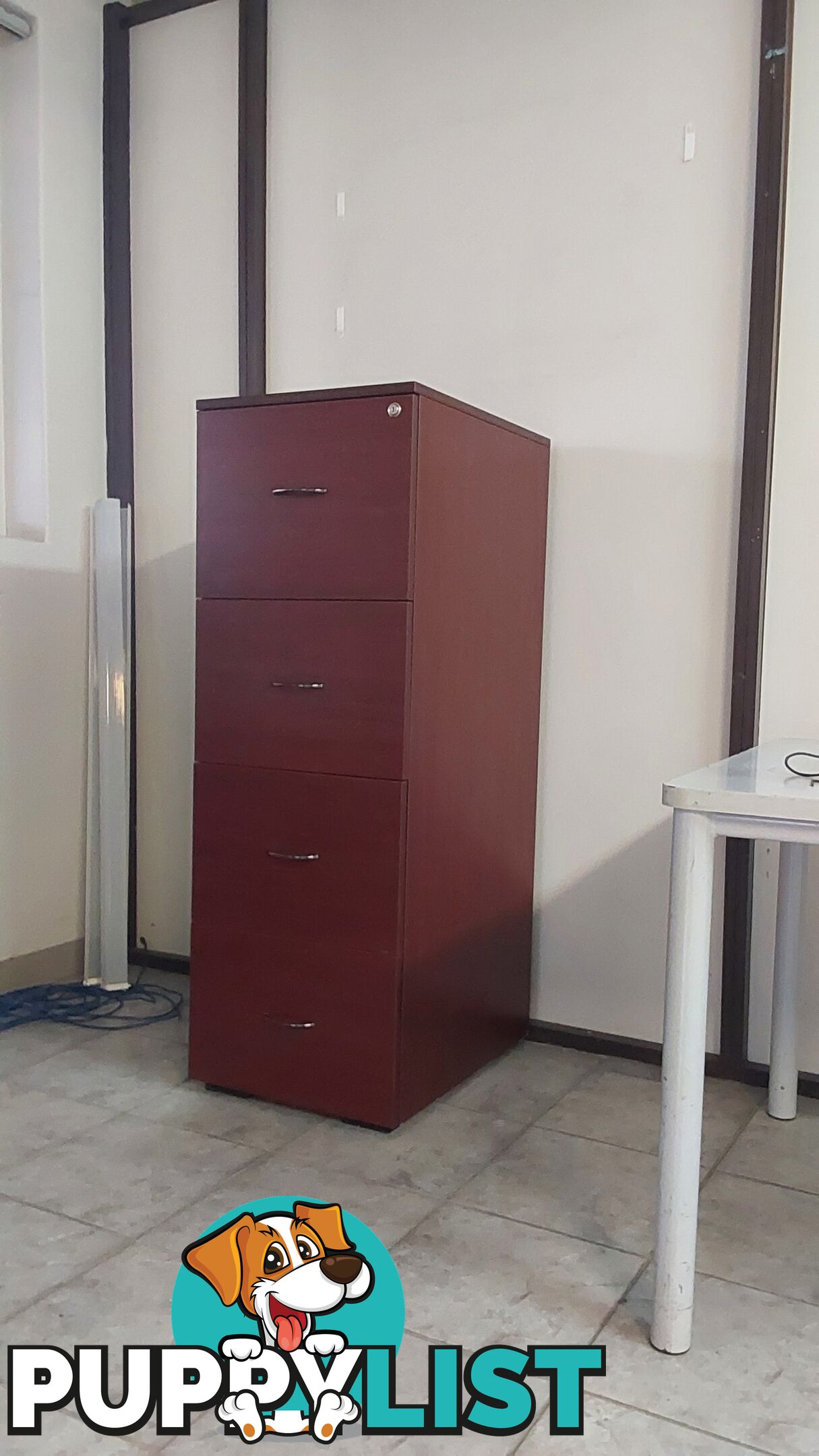 4 Drawer Filing Cabinet (Wood)