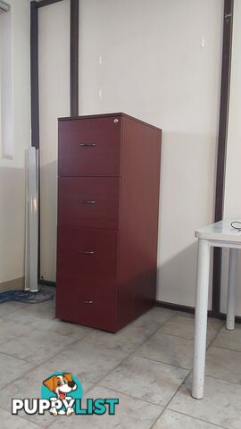 4 Drawer Filing Cabinet (Wood)