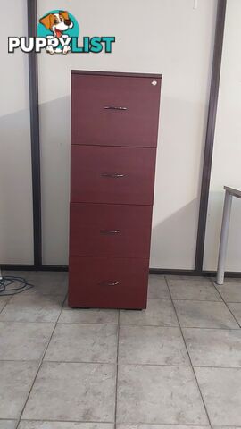 4 Drawer Filing Cabinet (Wood)