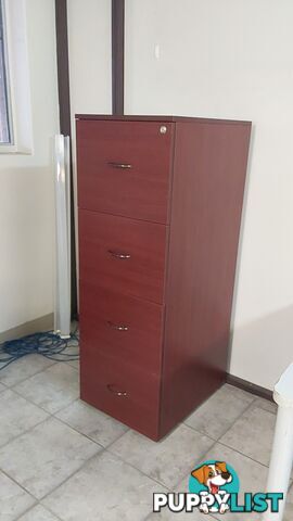 4 Drawer Filing Cabinet (Wood)