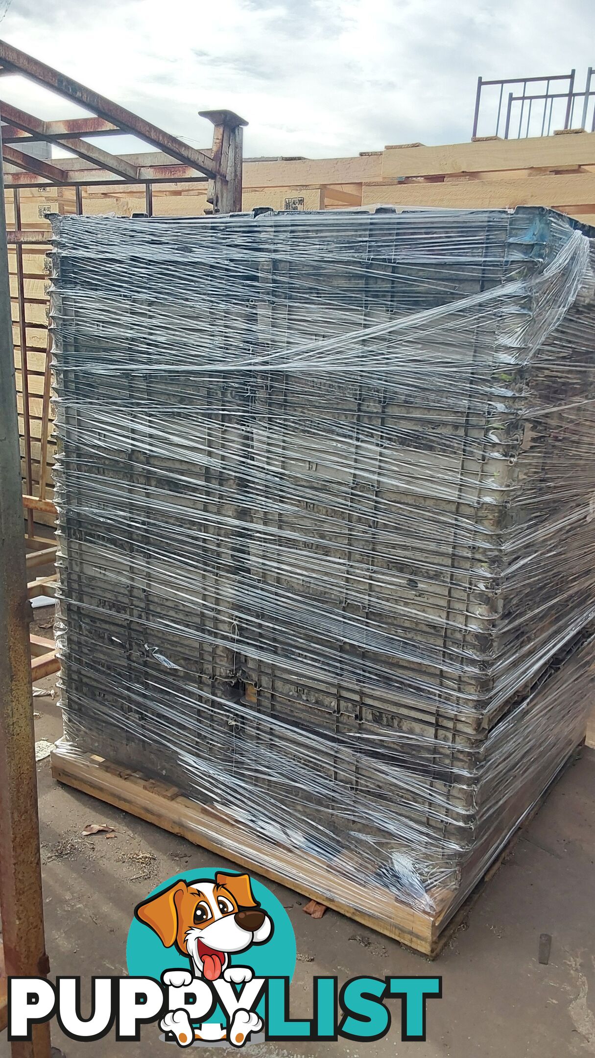 Nally Plastic Crate Stack and Nest Containers (Pallet of 240)