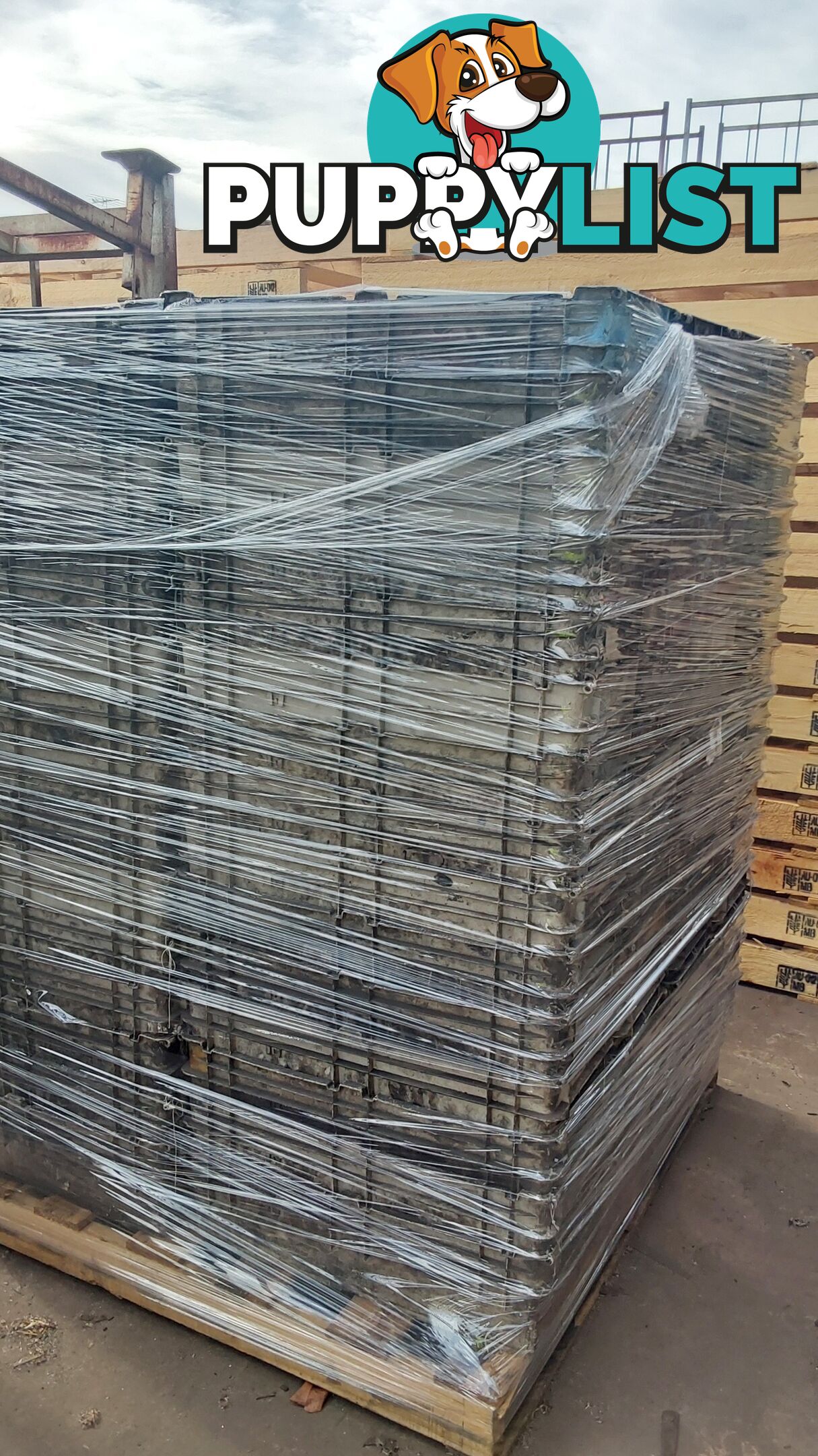 Nally Plastic Crate Stack and Nest Containers (Pallet of 240)