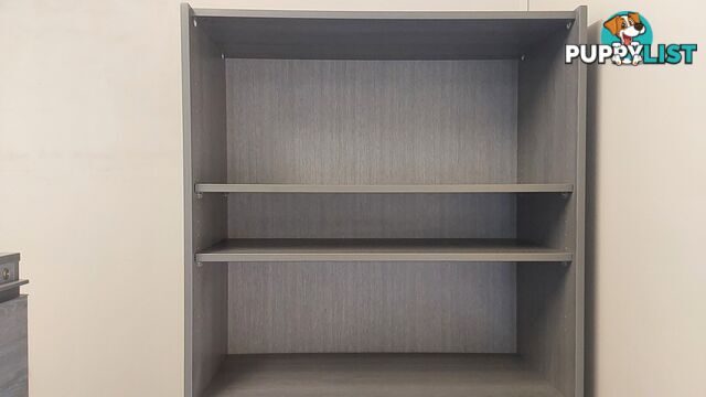 Stationery/Storage Cabinet (Light-Mid Grey Wood)