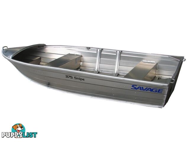 Brand new Savage 375 Snipe open aluminium boat in stock