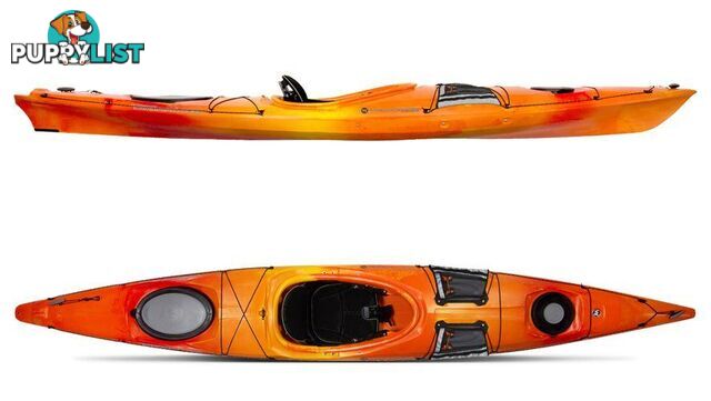 Brand new top quality Wilderness Systems Tsunami 145 touring kayak with rudder!