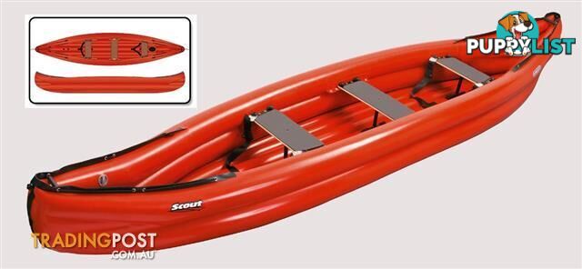 Brand new Gumotex Scout 3 person inflatable canoe