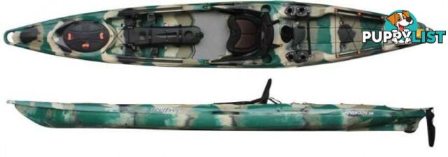 Brand new Feel Free Moken 14 fishing/touring kayak 