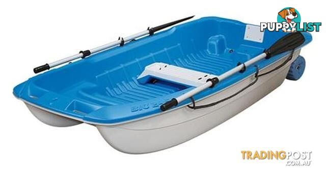 BIC Sports Sportyak 245 polyethylene cat hull tender boat.