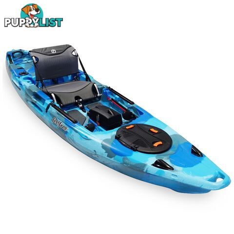 Brand new Feel Free Moken 12.5 V2 sit on top fishing kayak with rudder 