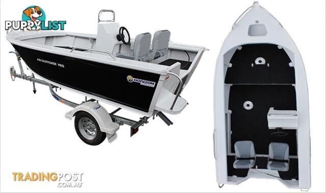 Horizon 525 Easyfisher Centre/Side console aluminium boat