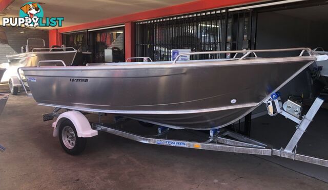 Brand new Horizon 438 Stryker open tiller steer aluminium boat in stock