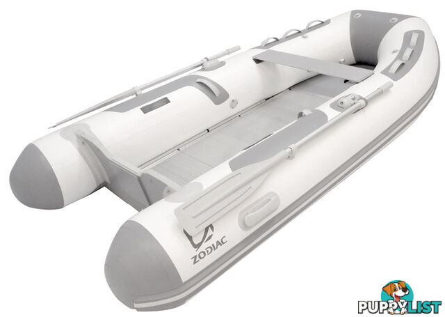 Brand New Zodiac Cadet ALU inflatable boats with sectioned aluminium floors and inflatable keels.