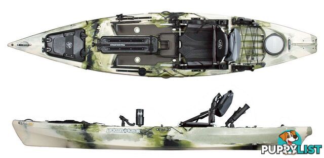 Brand new Jackson Cuda 12  sit on/stand up fishing kayak with rudder reduced from $2499 to $1899!