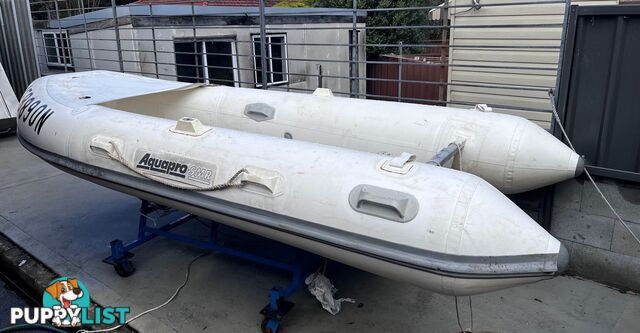 Used Aqua Pro 3.48m aluminium RIB in great condition reduced from $2899 to $2699!