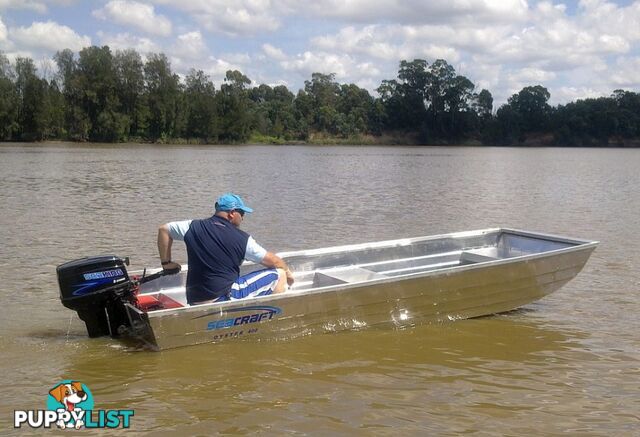 Brand new SeaCraft Oyster 400 Aluminium boat reduced from $3799 to $3499