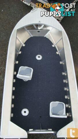 HORIZON 485 Gulf heavy duty open tiller steer aluminium boat