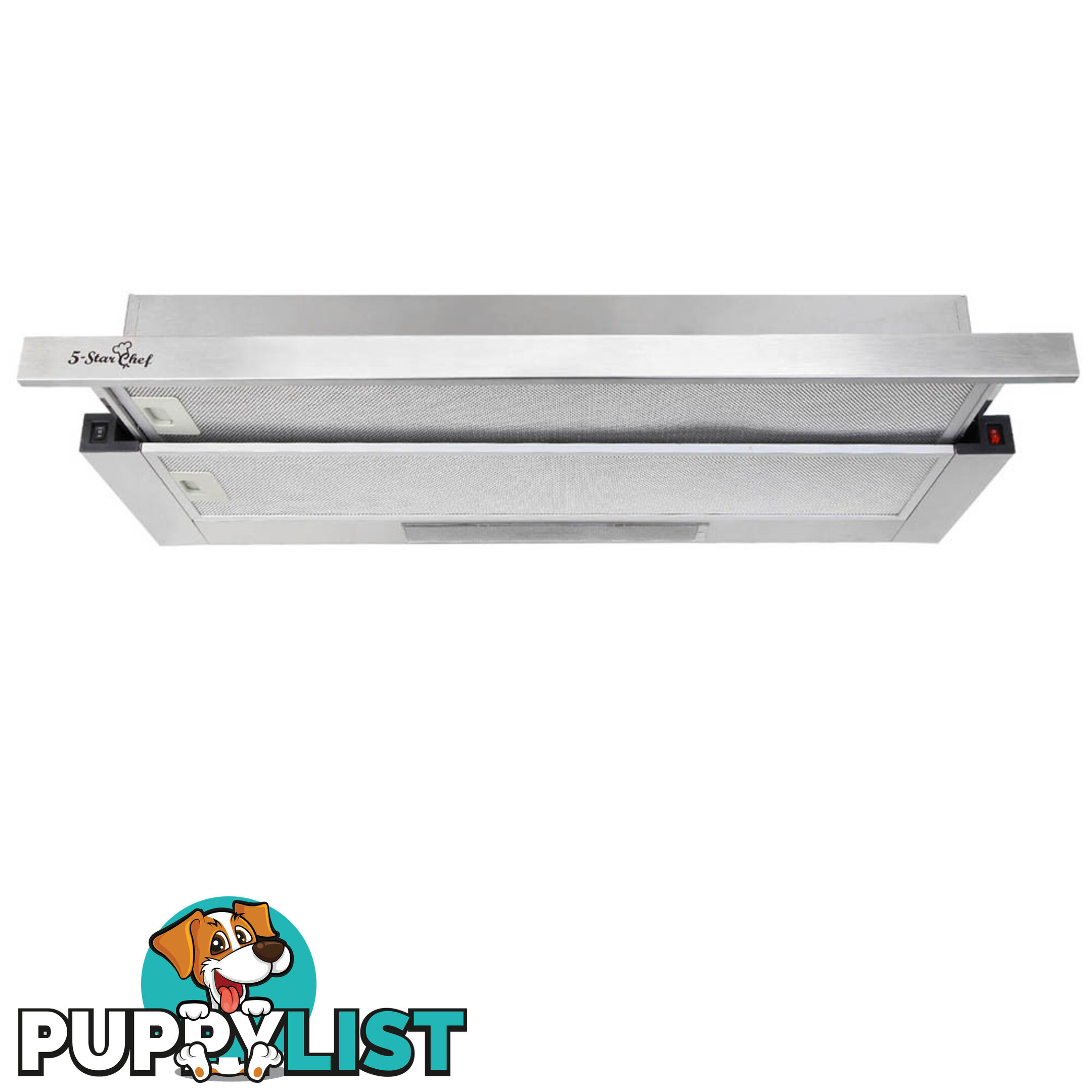 5 Star Chef Sliding 90cm Range Hood