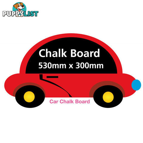 Boys Car Chalkboard - Totally Movable and Reusable