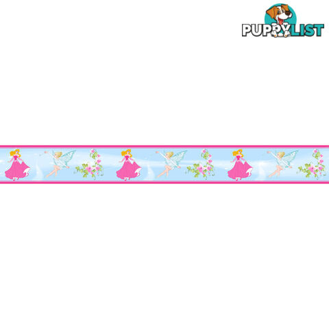 Girls Princess Wall Border Stickers - Totally Movable