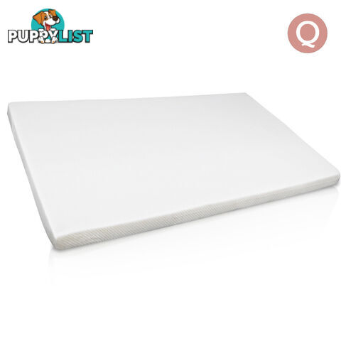 Visco Elastic Memory Foam Mattress Topper 7cm Single