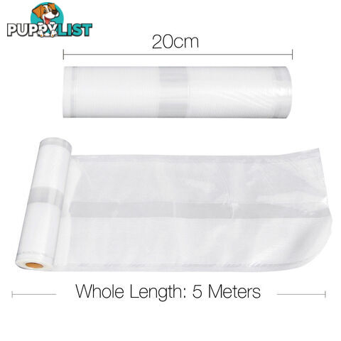 Set of 10 Food Saver Rolls - 28cm x 6M