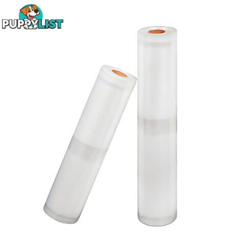 Set of 10 Food Saver Rolls - 28cm x 6M