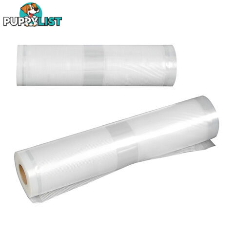 Set of 10 Food Saver Rolls - 28cm x 6M