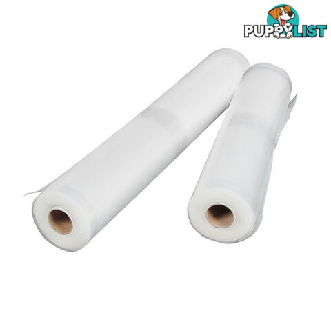 Set of 10 Food Saver Rolls - 28cm x 6M