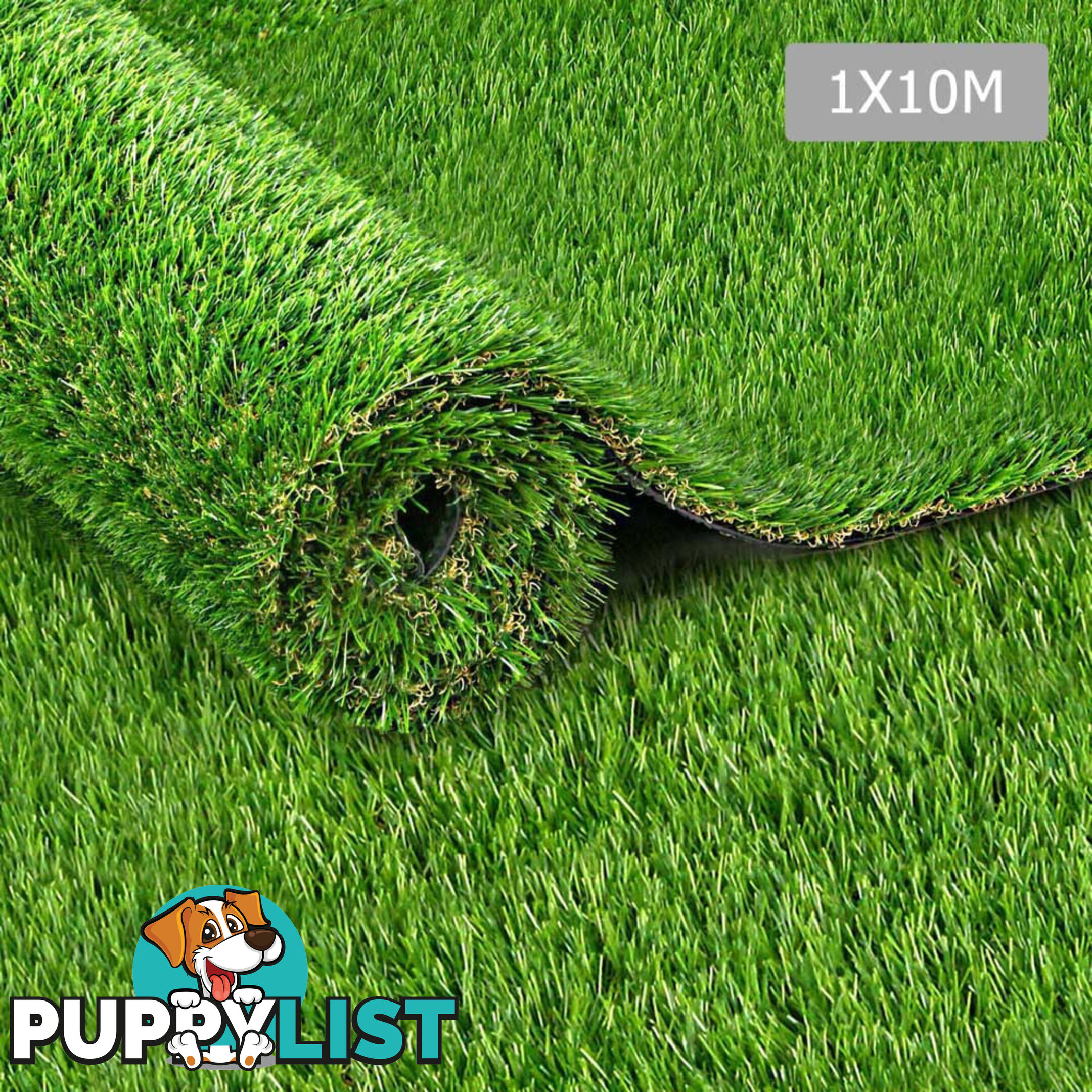 Artificial Grass 10 SQM Polyethylene Lawn Flooring 20mm Olive