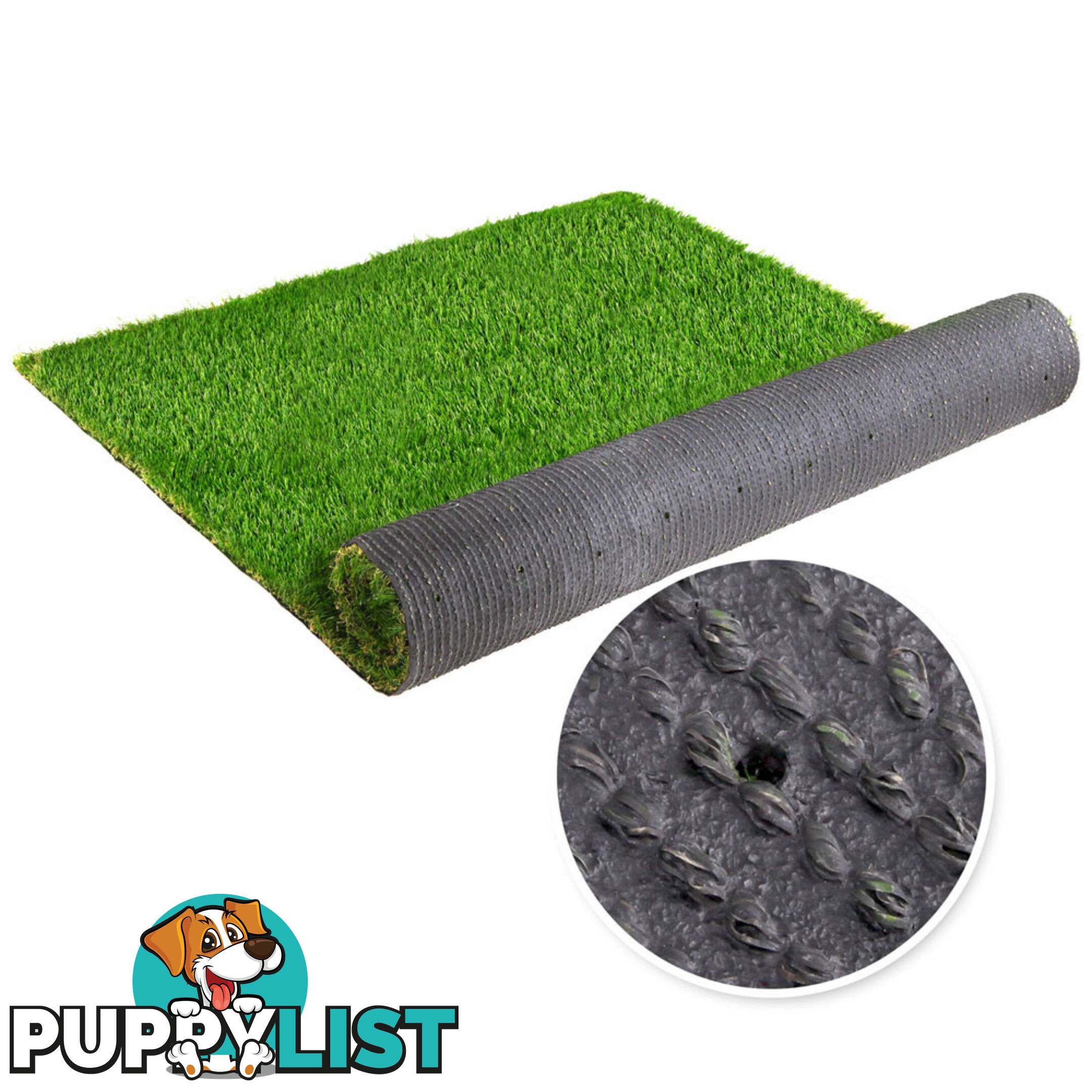 Artificial Grass 10 SQM Polyethylene Lawn Flooring 20mm Olive