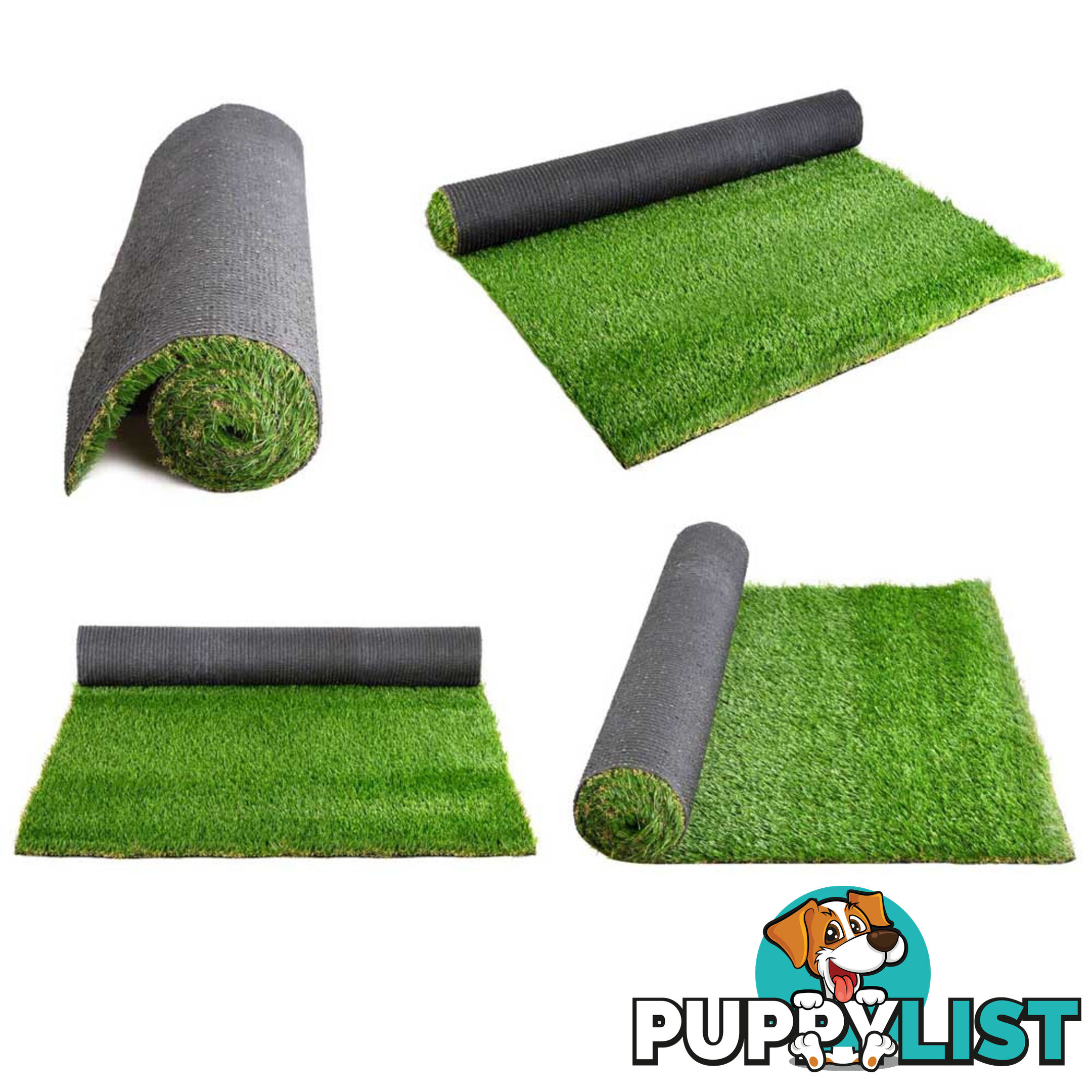 Artificial Grass 10 SQM Polyethylene Lawn Flooring 20mm Olive