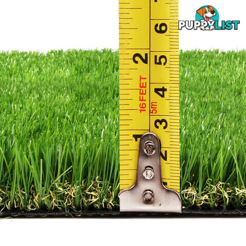 Artificial Grass 10 SQM Polyethylene Lawn Flooring 20mm Olive