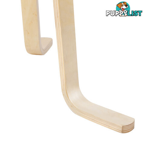 Wooden Coat Rack Clothes Stand Hanger White