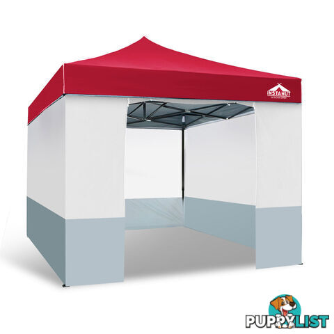 3X3 Pop Up Gazebo - Red