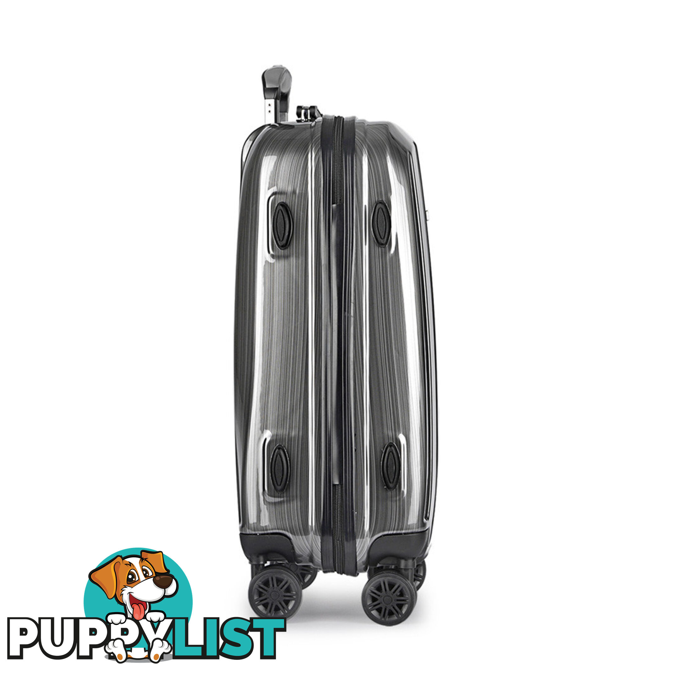 Hard Shell Travel Luggage with TSA Lock Grey