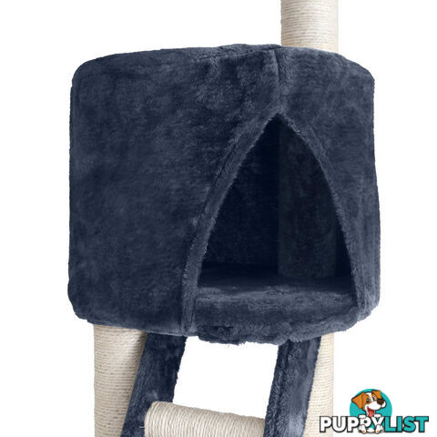 Cat Scratching Poles Post Furniture Tree 244cm Dark Grey