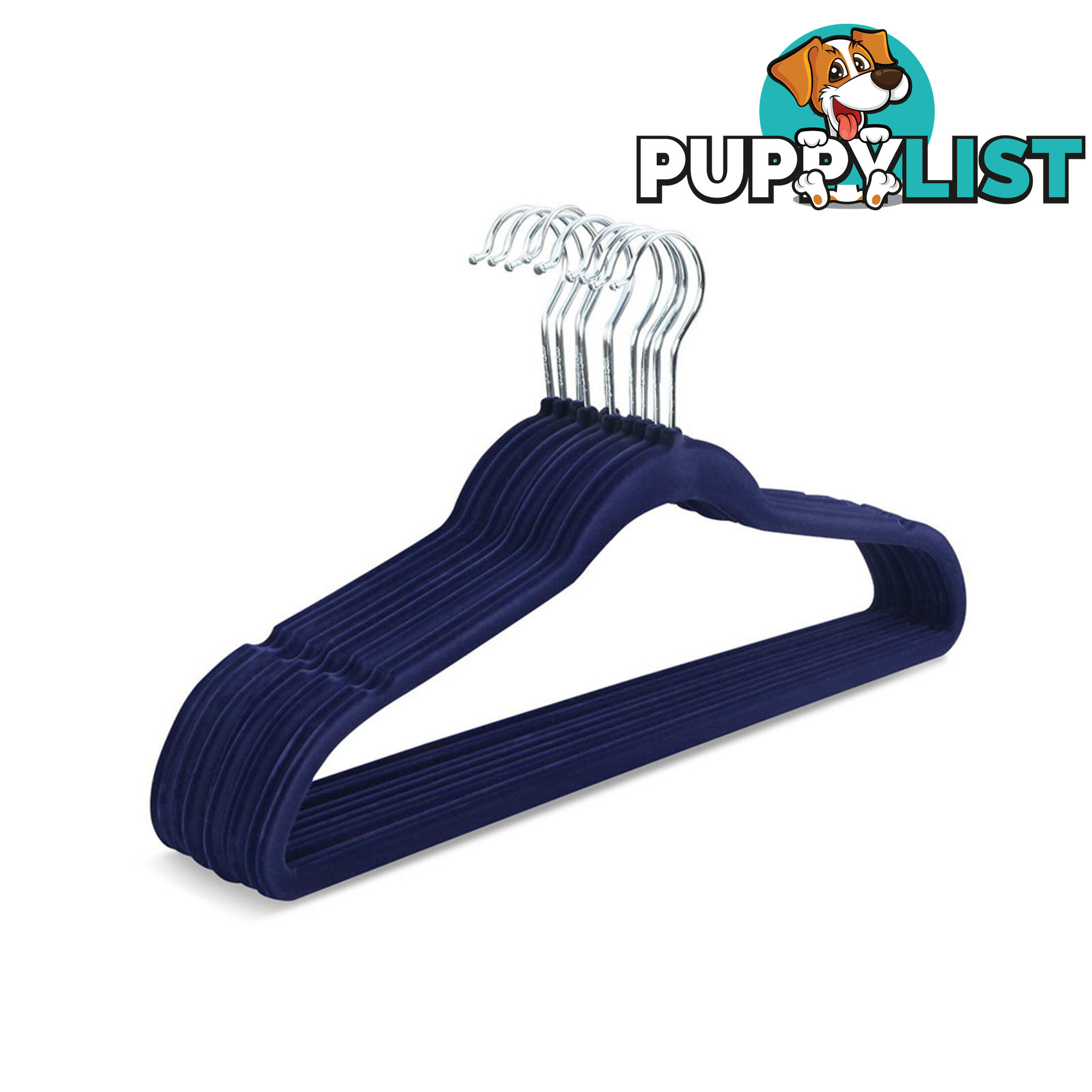 Set of 200 Velvet Coat Hangers